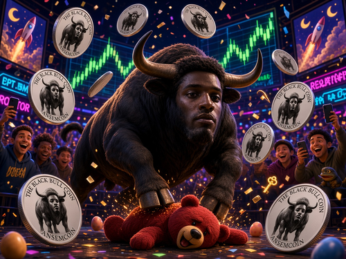 Black Bull stomping the bear while the herd cheers